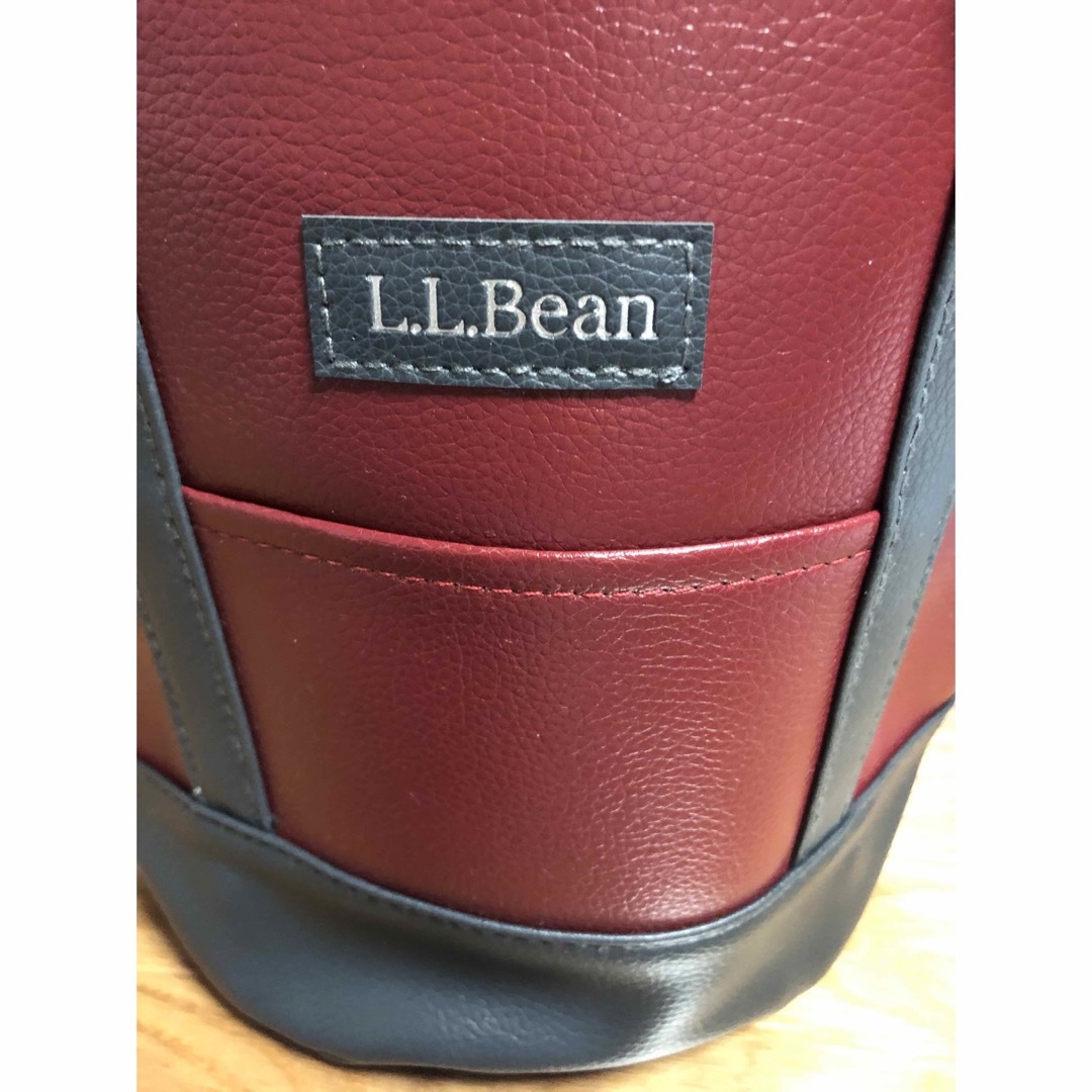 L.L.Bean(エルエルビーン)のL.L.Bean エルエルビーン　レザー調トートバッグ レディースのバッグ(トートバッグ)の商品写真