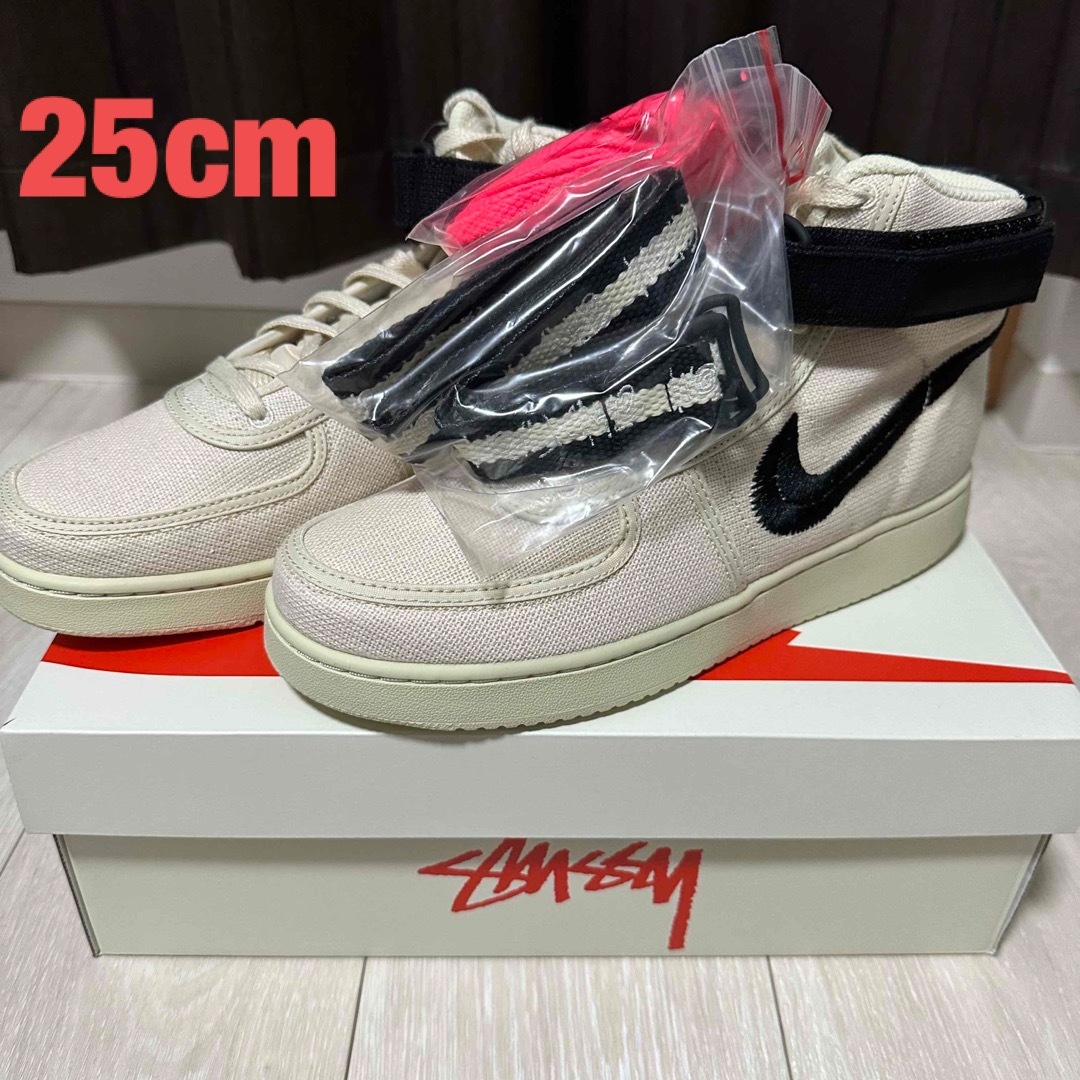 NIKE   Stussy × Nike Vandal High "Fossil"の通販 by チョロ｜ナイキ