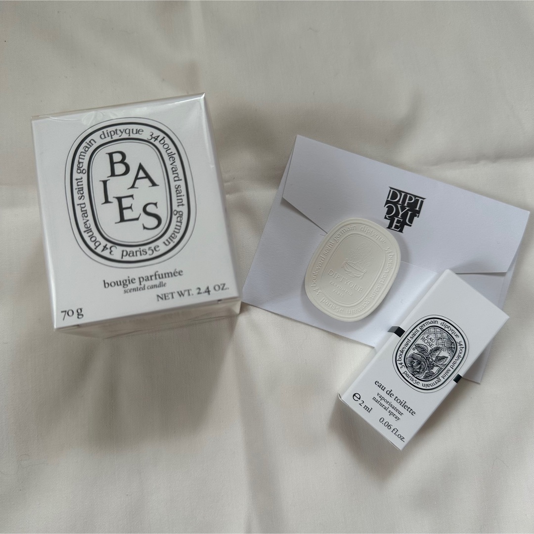 diptyque(ディプティック)のディプティック ミニキャンドル BAIES 70g コスメ/美容のリラクゼーション(キャンドル)の商品写真