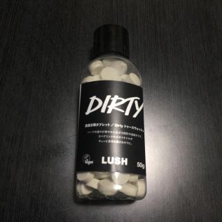 ラッシュ(LUSH)のLUSH 歯磨き用タブレット dirty(歯磨き粉)