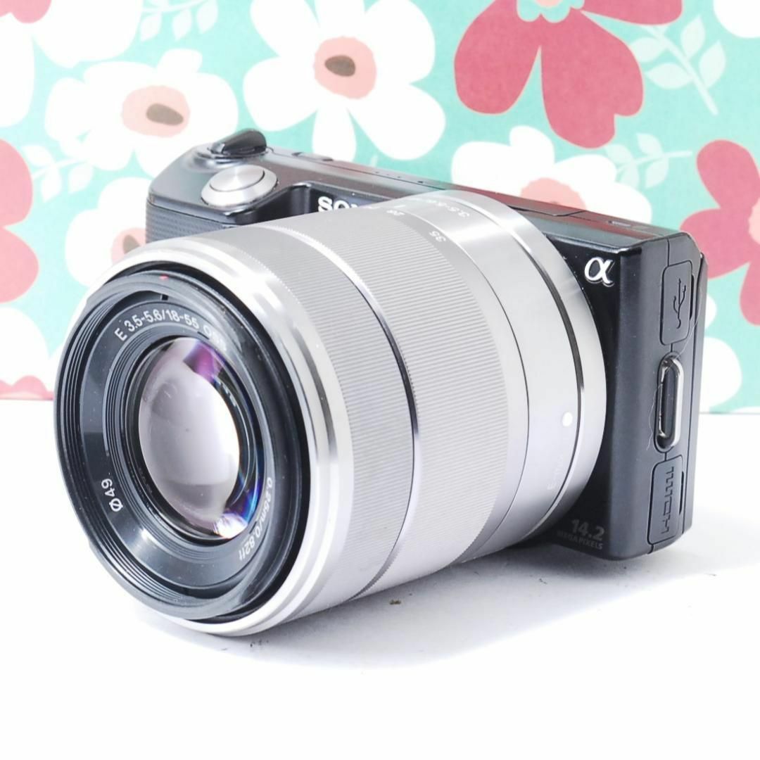 ❤️スマホ転送❤️自撮り❤️ミラーレス一眼 SONY α NEX-3N ホワイト-