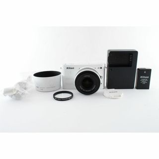 ニコン(Nikon)の■美品■ ニコン Nikon 1 J2 レンズキット ホワイト(ミラーレス一眼)