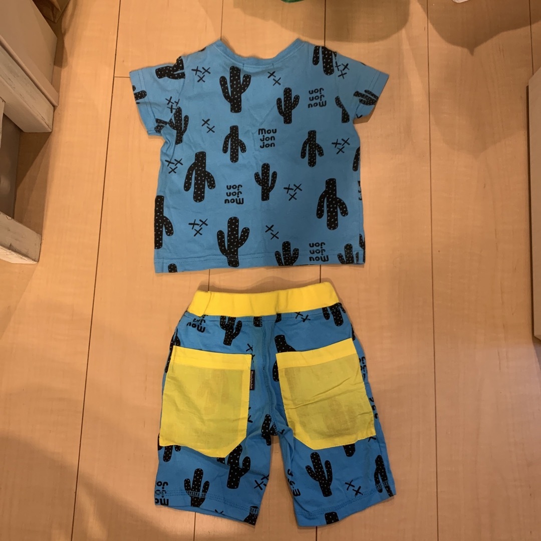 mou jon jon(ムージョンジョン)のmoujonjon セットアップ　80 キッズ/ベビー/マタニティのキッズ服男の子用(90cm~)(Tシャツ/カットソー)の商品写真