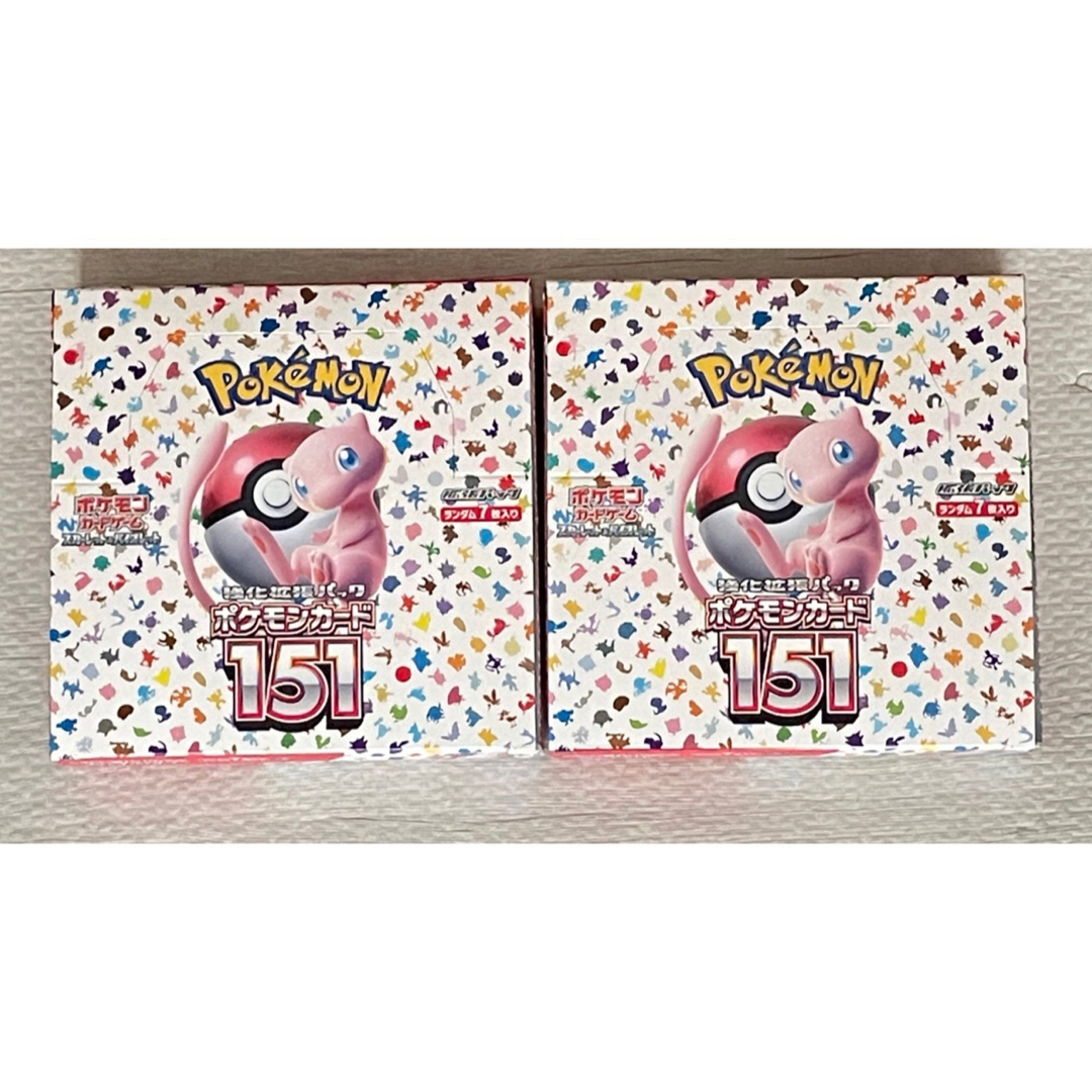 ポケカ 151 ポケモンカード 強化拡張パック Box ２箱-