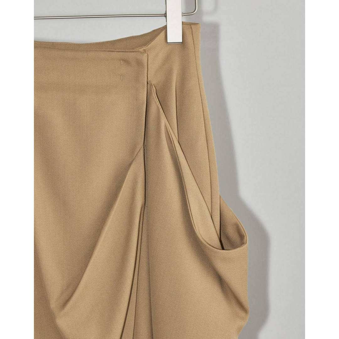todayful Drape Satin Skirt ベージュ 36 | kolorflex.com