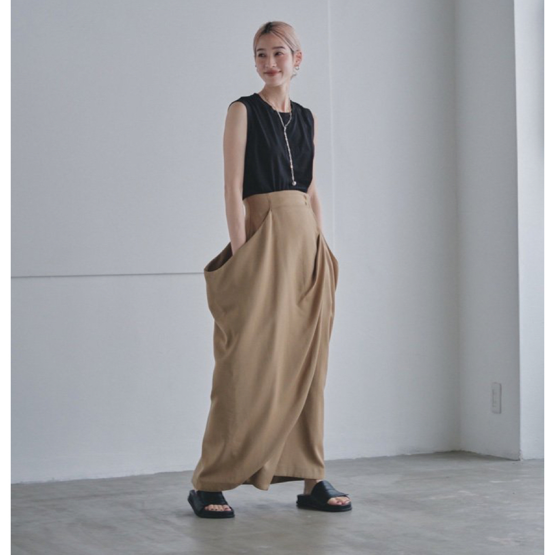 定価28600円todayful drape satin skirt