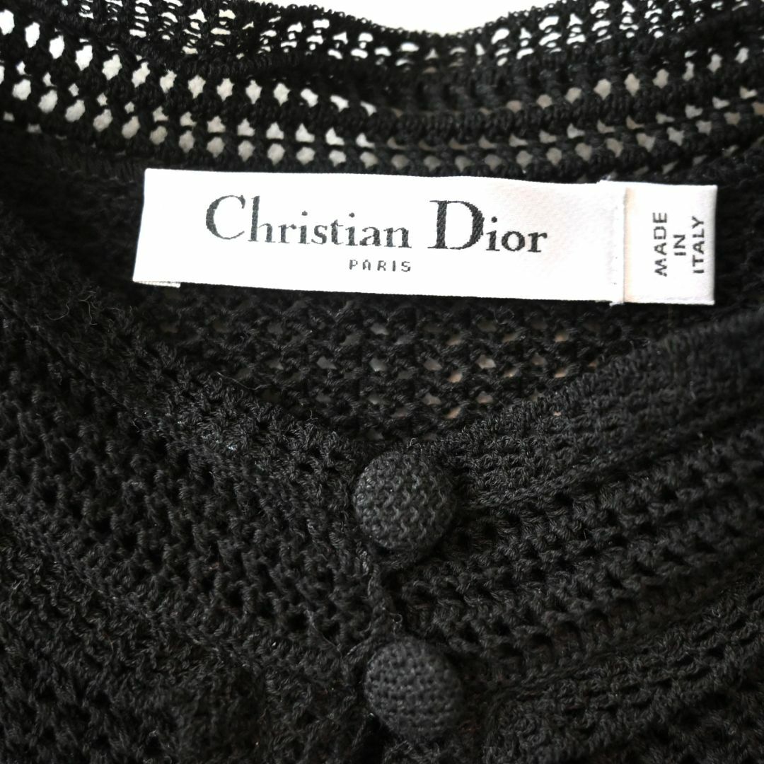 Christian Dior(クリスチャンディオール)の★Christian Dior★2023新作現行品★カギ編み★フローラル★トップ レディースのトップス(ニット/セーター)の商品写真