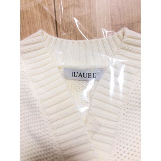 L’AUBE BLANC かじまり Basket Knit Cardigan