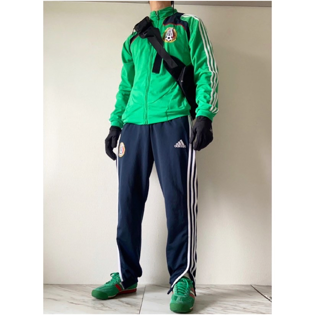 00s adidas アディダス　トラックパンツ　ジャージ　ドローコード　Y2K