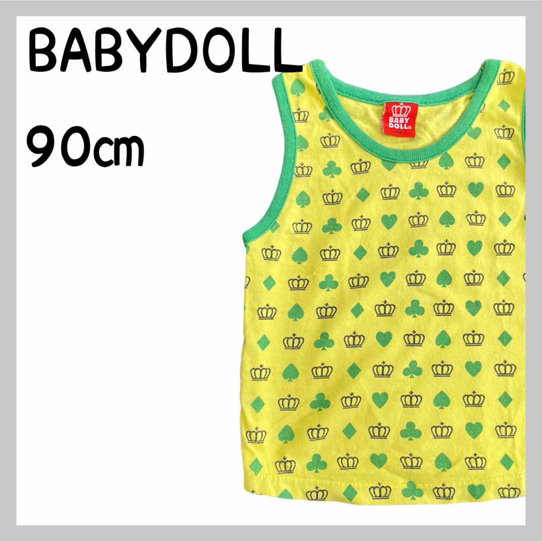 BABYDOLL(ベビードール)のBABYDOLL タンクトップ/ノースリーブ キッズ/ベビー/マタニティのキッズ服男の子用(90cm~)(Tシャツ/カットソー)の商品写真