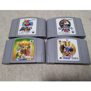 ニンテンドウ64(NINTENDO 64)のNINTENDO64　ソフト4本セット(家庭用ゲームソフト)