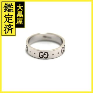 グッチ(Gucci)のGUCCI グッチ アイコン 指輪 WG ホワイトゴールド 6号 【460】(リング(指輪))