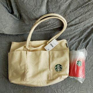 スターバックスコーヒー(Starbucks Coffee)のスターバックス　スタバ　トート　福袋　2021 キャニスター　ブリキ(トートバッグ)