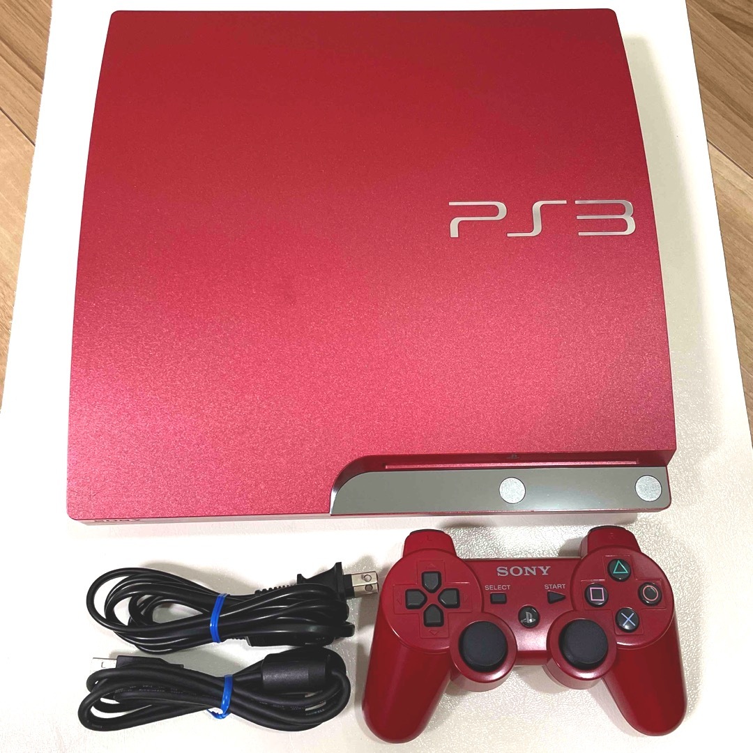 PS3 スカーレット レッド 本体 CECH-3000B 320GB