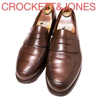 クロケットアンドジョーンズ(Crockett&Jones)の143.CROCKETT&JONES BOSTON2 コインローファー 8.5E(ドレス/ビジネス)