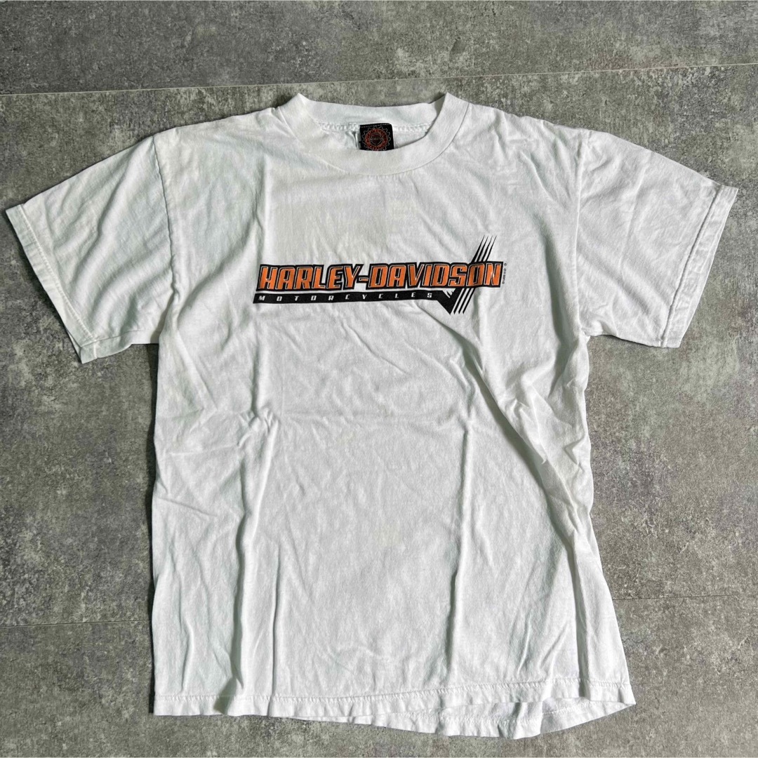 Harley Davidson(ハーレーダビッドソン)の90s HarleyDavidson Vintage Tee USA製 メンズのトップス(Tシャツ/カットソー(半袖/袖なし))の商品写真