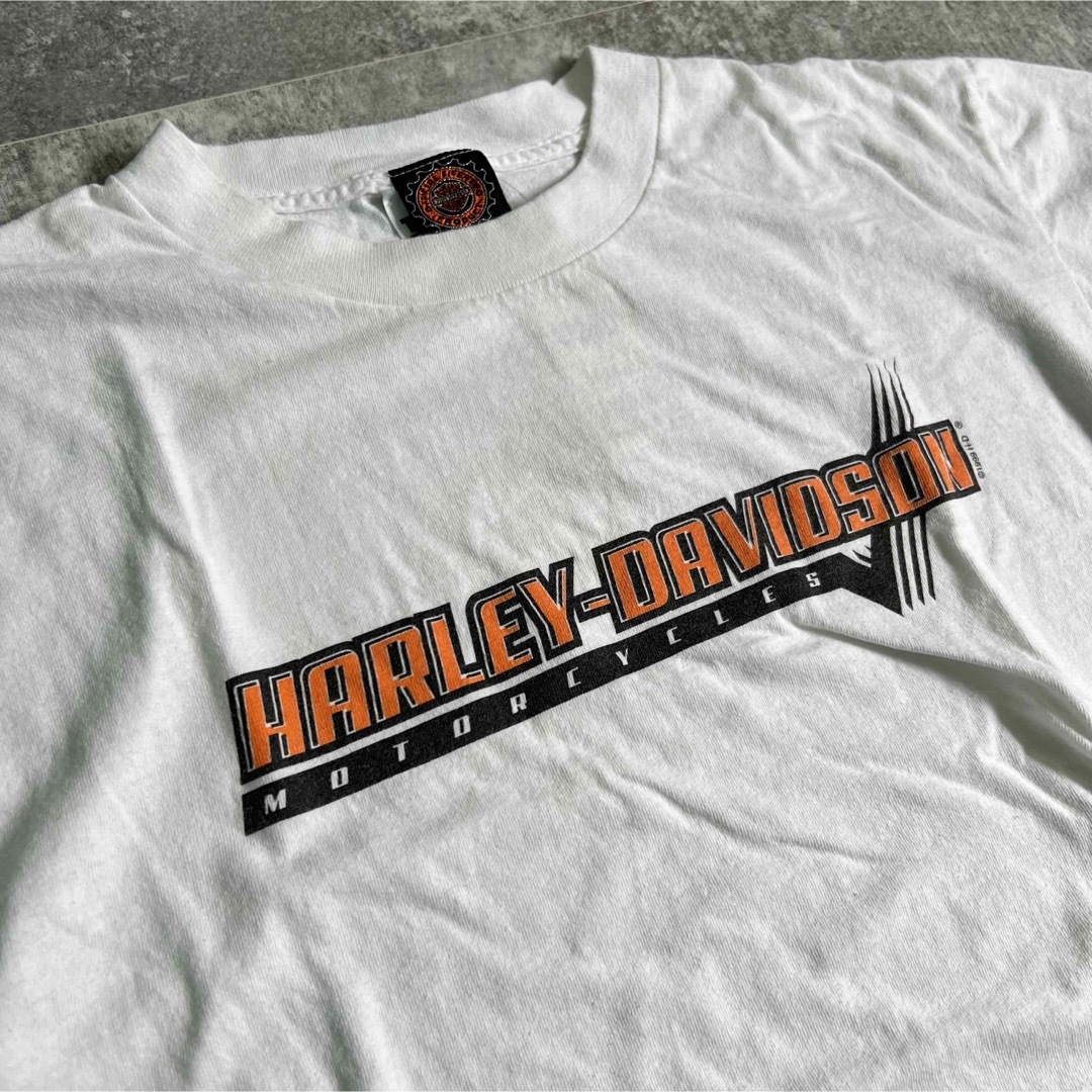 Harley Davidson(ハーレーダビッドソン)の90s HarleyDavidson Vintage Tee USA製 メンズのトップス(Tシャツ/カットソー(半袖/袖なし))の商品写真