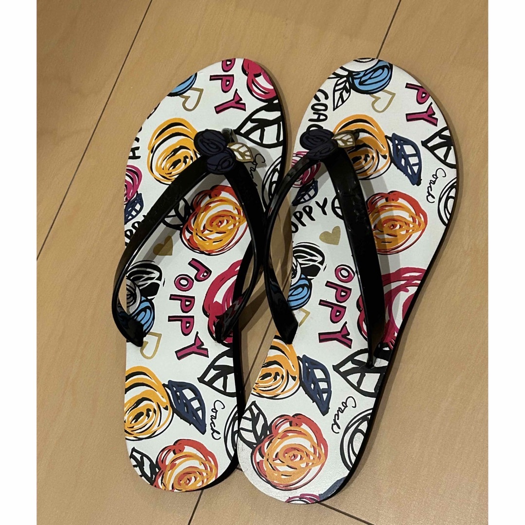 COACHビーチサンダル | フリマアプリ ラクマ