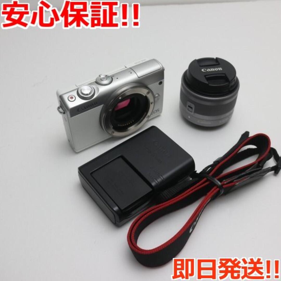 超美品 EOS M100 EF-M15-45 IS STM レンズ ホワイト