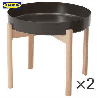 イケア(IKEA)のIKEA HAY YPPERLIG コーヒーテーブル サイドテーブル 2個セット(コーヒーテーブル/サイドテーブル)