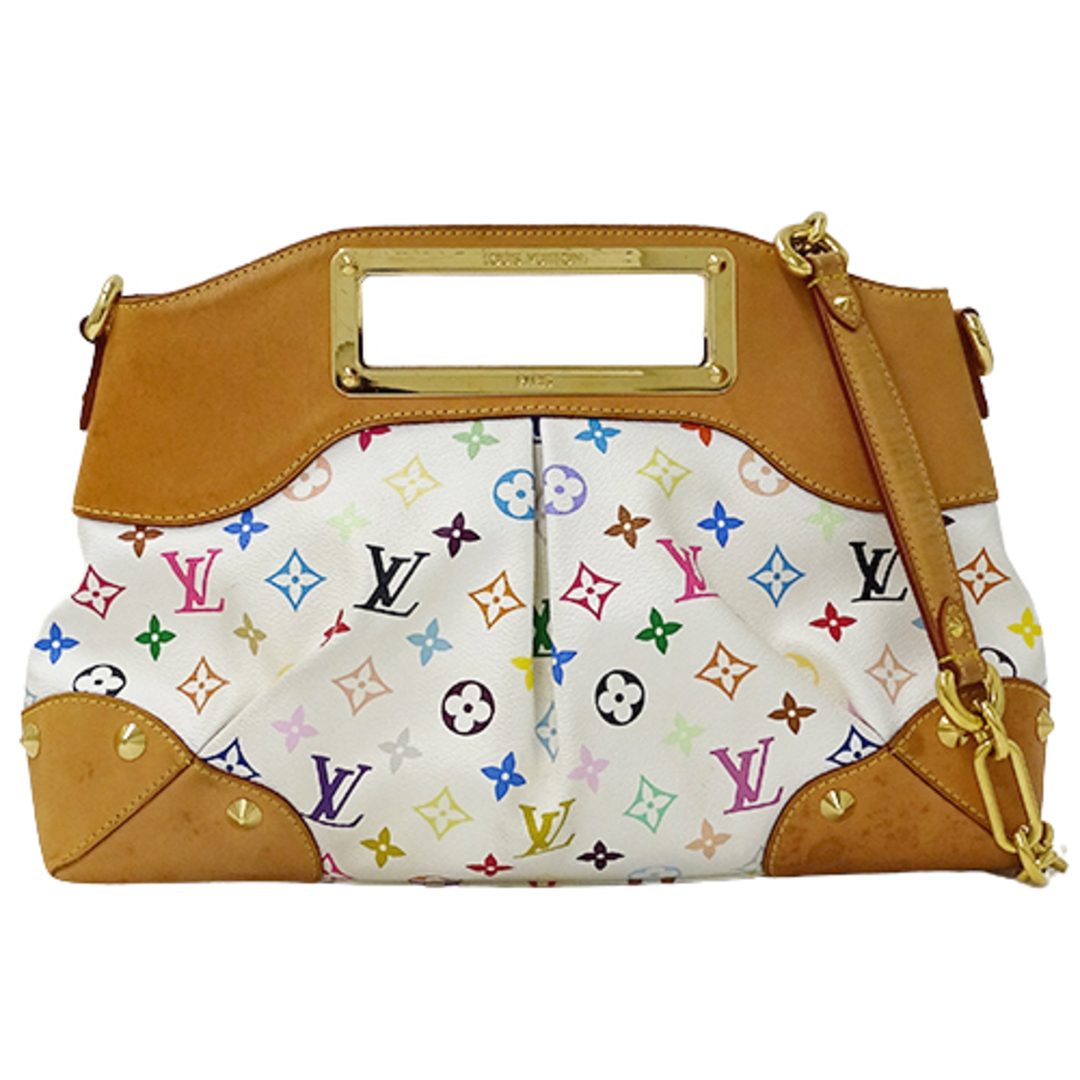 ルイ ヴィトン LOUIS VUITTON バッグ モノグラム マルチカラー レディース ブランド ハンドバッグ ショルダーバッグ 2way ジュディ MM ブロン M40225 ホワイト 白 チェーンショルダー おしゃれ