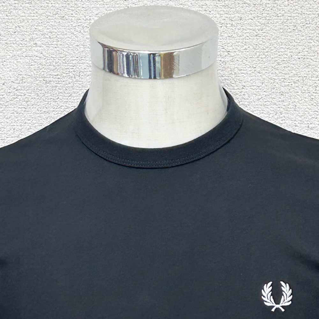 FRED PERRY(フレッドペリー)の新品 FRED PERRY フレッドペリー 半袖Tシャツ ブラック XSサイズ メンズのトップス(Tシャツ/カットソー(半袖/袖なし))の商品写真