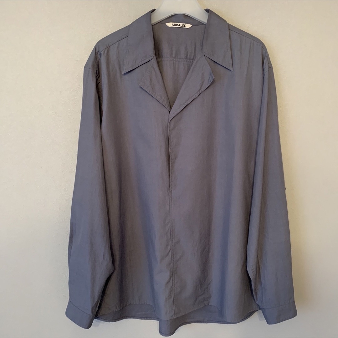 【常田大希着】AURALEE WASHED FINX TWILL SHIRTS