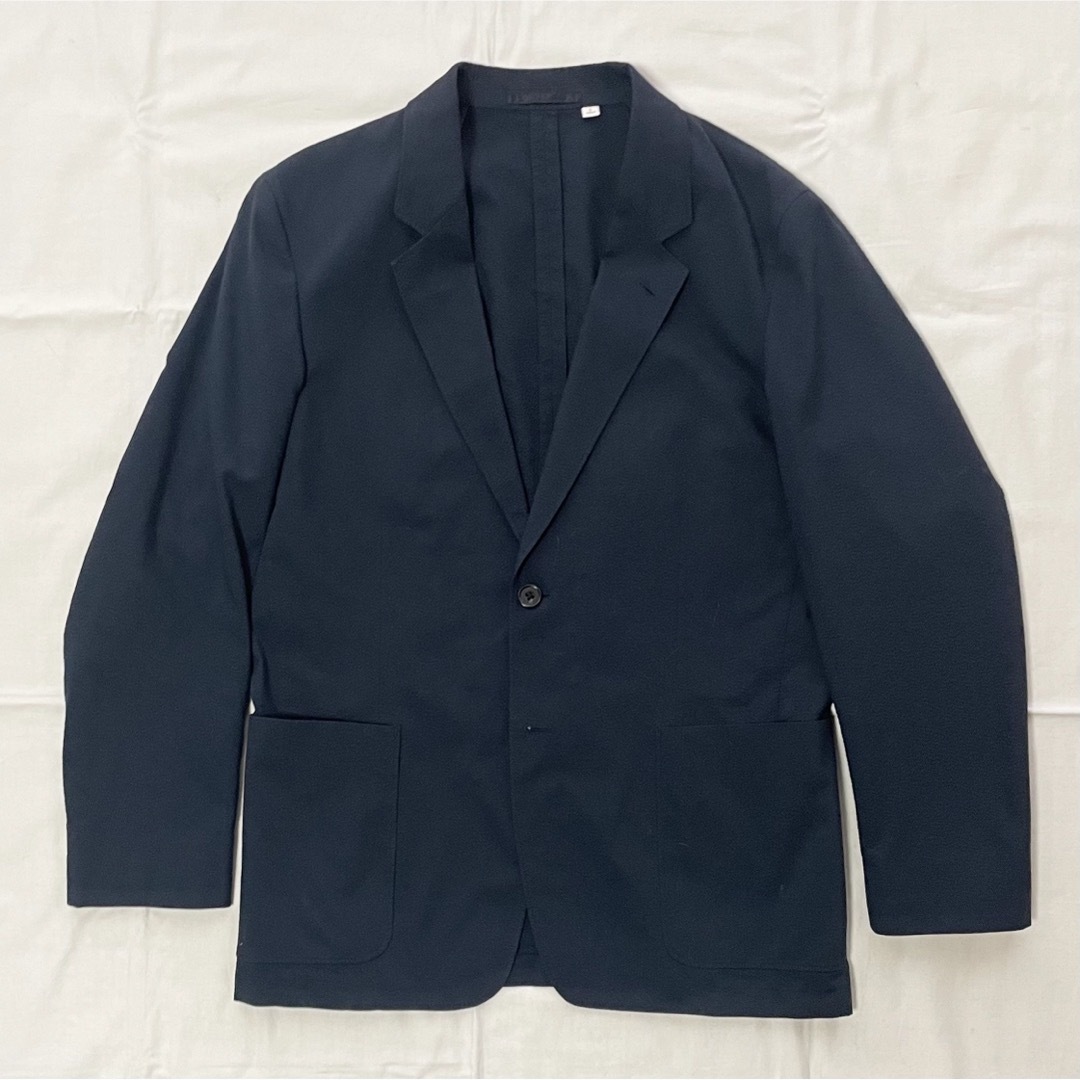 L W79cm UNIQLO U シアサッカーワイドスーツセットアップ