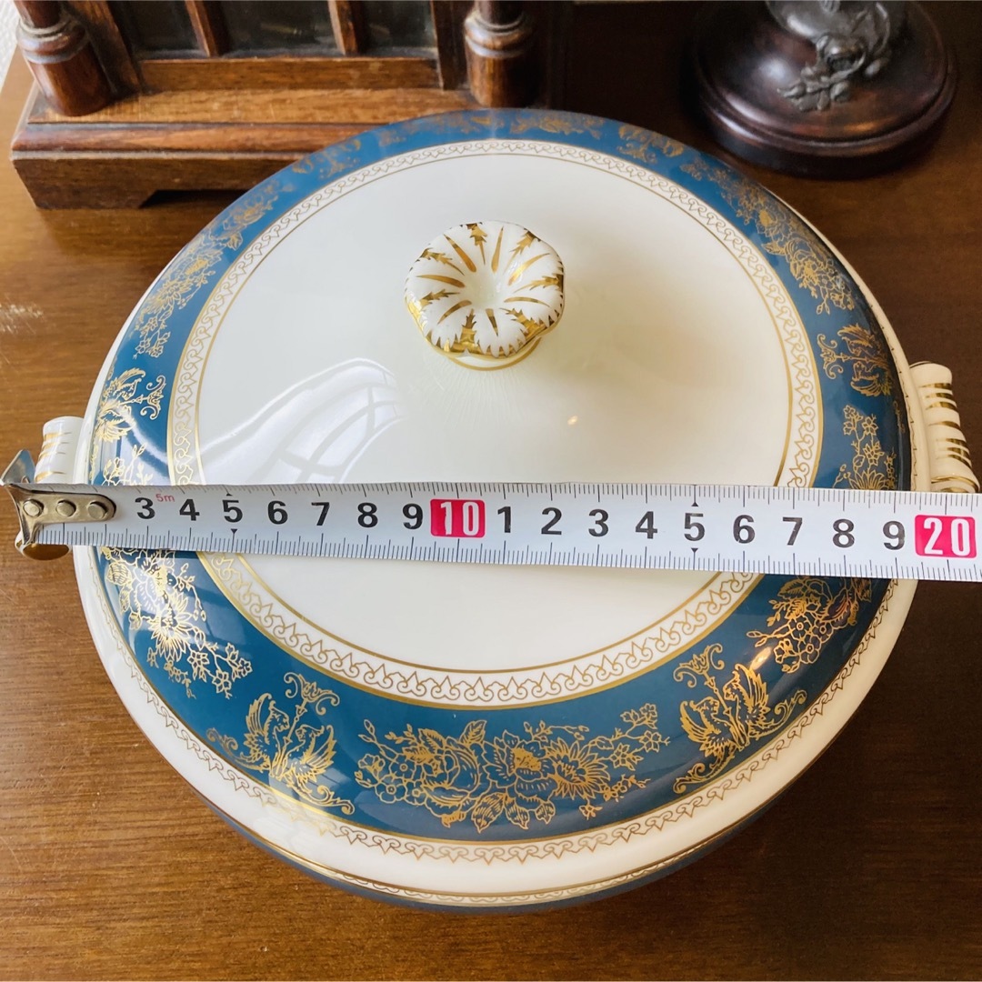 ウェッジウッド コロンビア ブルーゴールド チューリン スープの通販