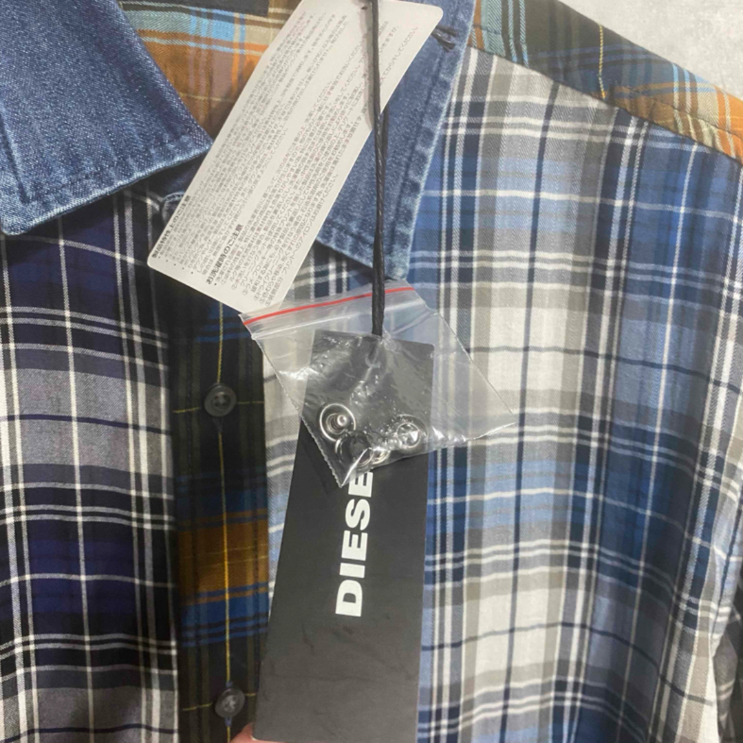 BTS V テテ テヒョン着用 dieselチェックシャツ 防弾 レーヨン