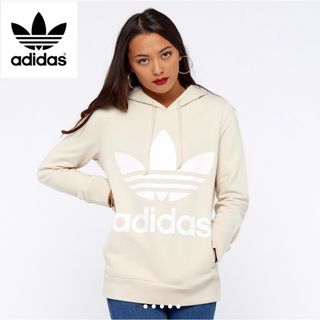 アディダス(adidas)のadidas アディダス　レディース　トレフォイル　パーカー　Lサイズ(パーカー)