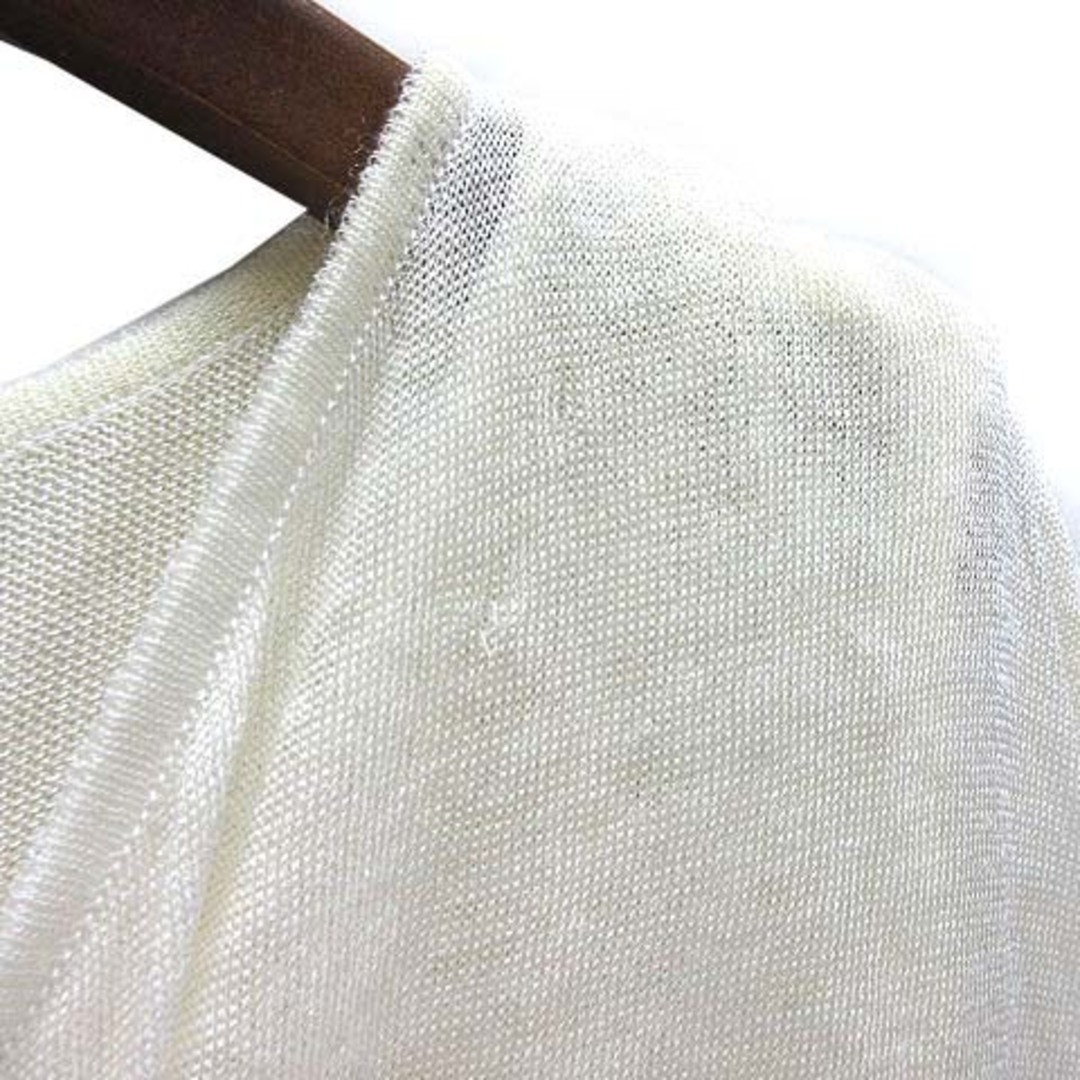 LANVIN(ランバン)のランバン コレクション サマーニット レイヤード トップス ノースリーブ 麻 絹 レディースのトップス(ニット/セーター)の商品写真