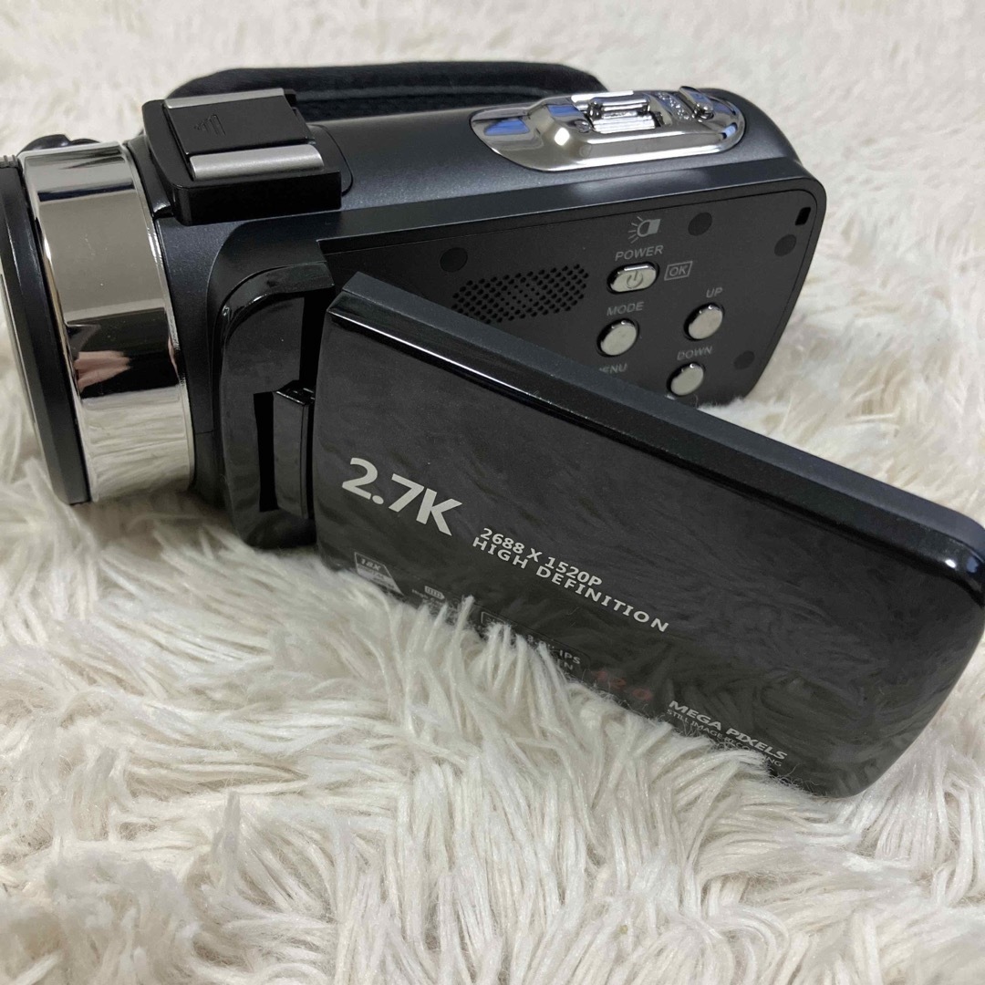 ビデオカメラ 2.7K 4200万画素数 3.0インチ予備バッテリー bskampala.com
