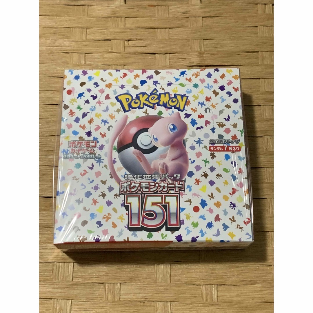 シュリンク付き　ポケモンカード151  1BOX