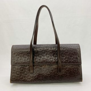 セリーヌ(celine)のCELINE セリーヌ マカダム レザーハンドバッグ(ハンドバッグ)