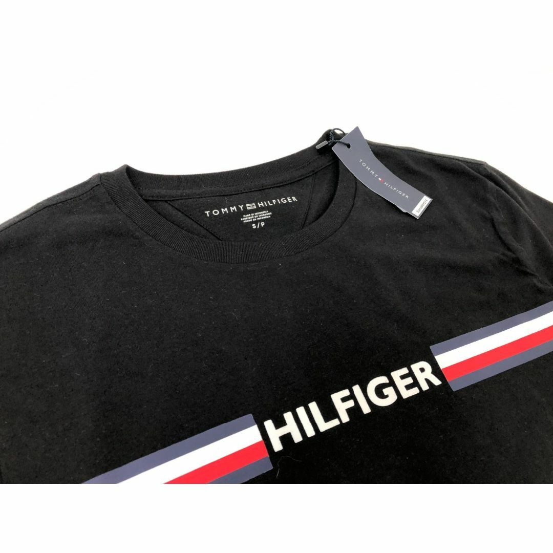 TOMMY HILFIGER(トミーヒルフィガー)の33）トミーヒルフィガー  メンズ  半袖Tシャツ  S  ブラック　 メンズのトップス(Tシャツ/カットソー(半袖/袖なし))の商品写真