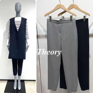 セオリー(theory)の【Theory】未使用品 ストレッチジョガーパンツ ライトグレー(カジュアルパンツ)