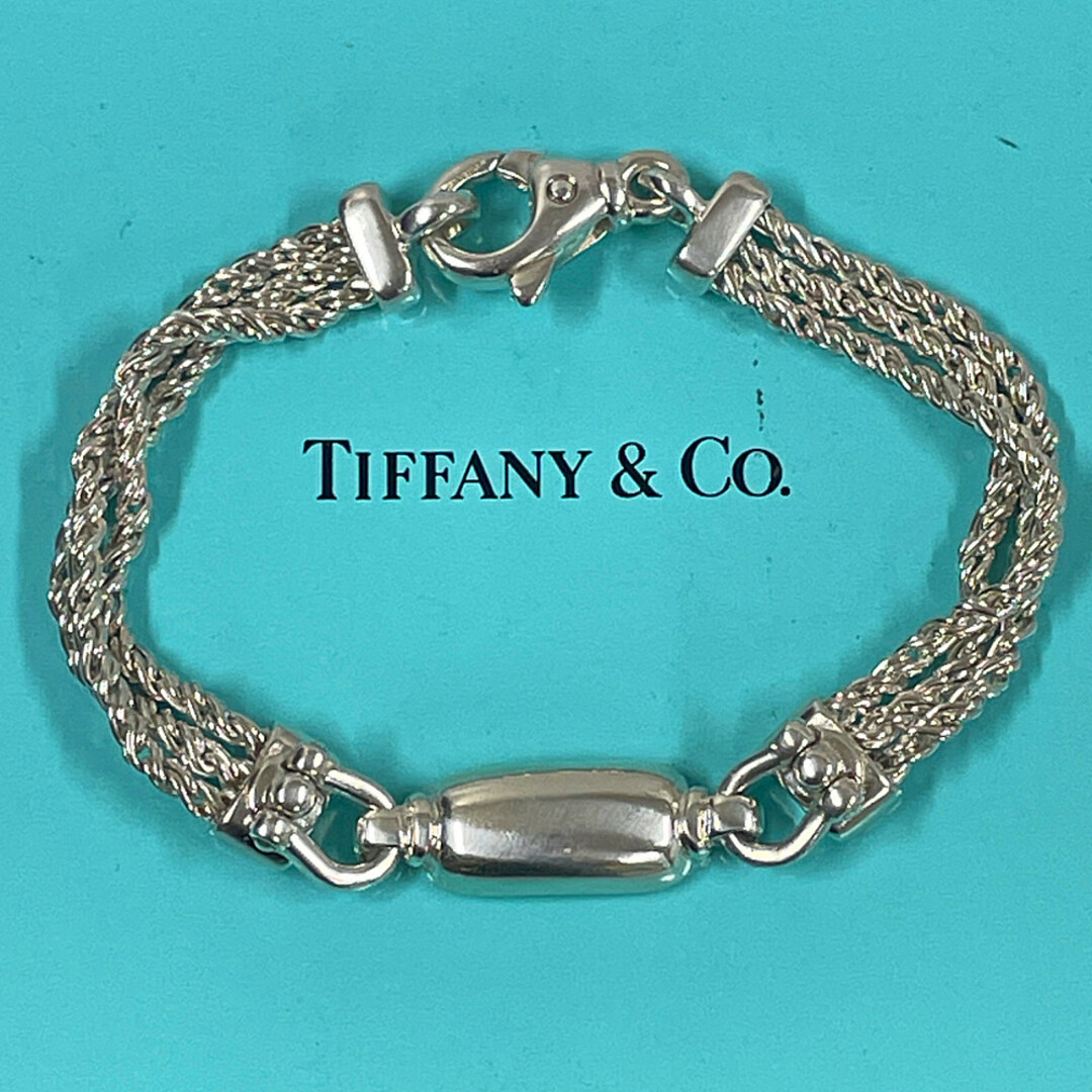 TIFFANY&CO. ティファニー シルバー トリプル ロープ ブレスレット ヴィンテージ 正規品 / 31027