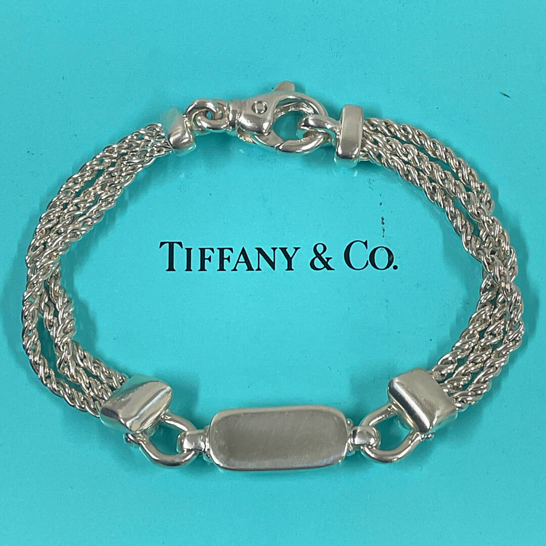 TIFFANY&CO. ティファニー シルバー トリプル ロープ ブレスレット ヴィンテージ 正規品 / 31027 1