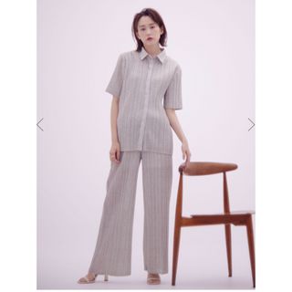 アメリヴィンテージ(Ameri VINTAGE)のMIREI KIRITANI×AMERI PLEATS MELON SHIRT(シャツ/ブラウス(半袖/袖なし))