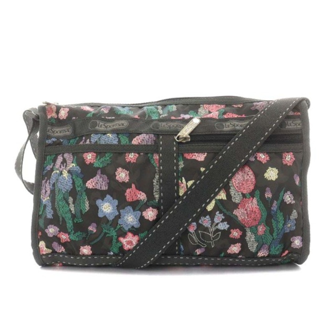 LeSportsac(レスポートサック)のレスポートサック ショルダーバッグ ポシェット ナイロン 花柄 グレー レディースのバッグ(ショルダーバッグ)の商品写真