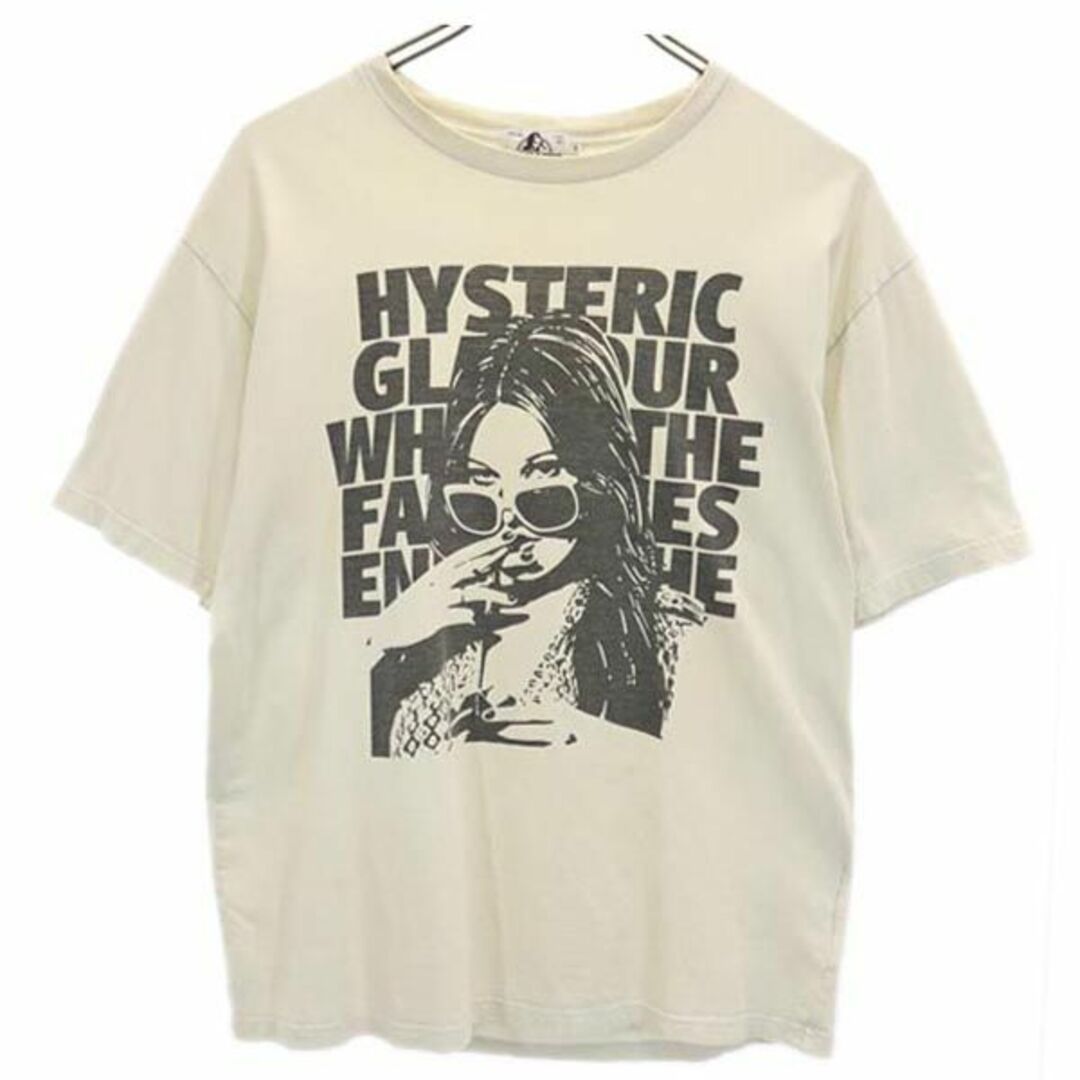 ヒステリックグラマー 日本製 プリント 半袖 Tシャツ S グレー系 HYSTERIC GLAMOUR ロゴ メンズ 【中古】 【230628】  メール便可 | フリマアプリ ラクマ