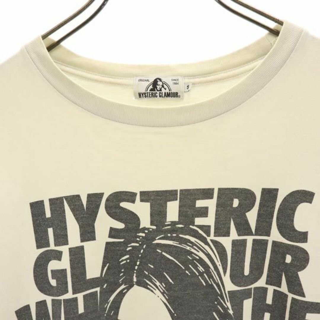 ヒステリックグラマー 日本製 プリント 半袖 Tシャツ S グレー系 HYSTERIC GLAMOUR ロゴ メンズ 【中古】 【230628】  メール便可