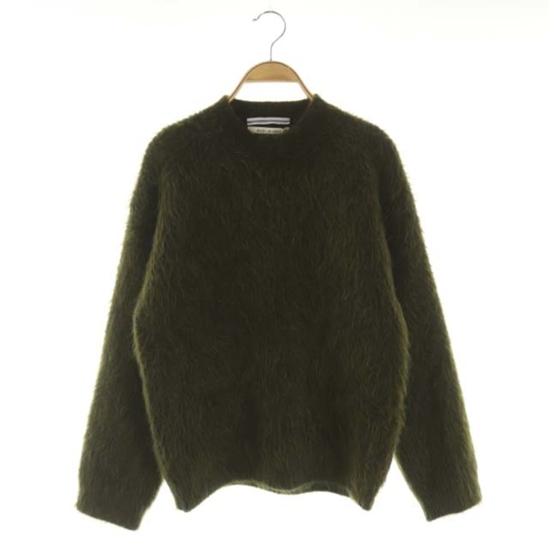 52cm着丈クリスタセヤ VISONE SWEATER セーター ニット 長袖 モックネック