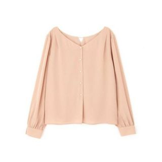 プロポーションボディドレッシング(PROPORTION BODY DRESSING)の【美品】プロポーションボディドレッシング2Wayパール釦サテンブラウス(シャツ/ブラウス(長袖/七分))