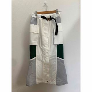 サカイ(sacai)のsacai 21AW グロスグレインスカート(ひざ丈スカート)