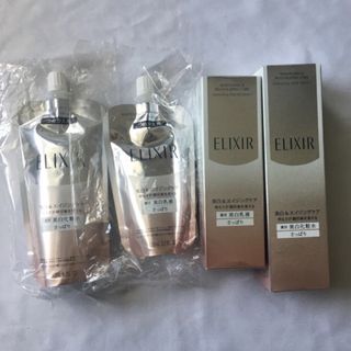 エリクシールシュペリエル(ELIXIR SUPERIEUR（SHISEIDO）)の最終値下げ　エリクシールホワイト クリアローションC IエルマジョンC Ⅰ 4点(化粧水/ローション)