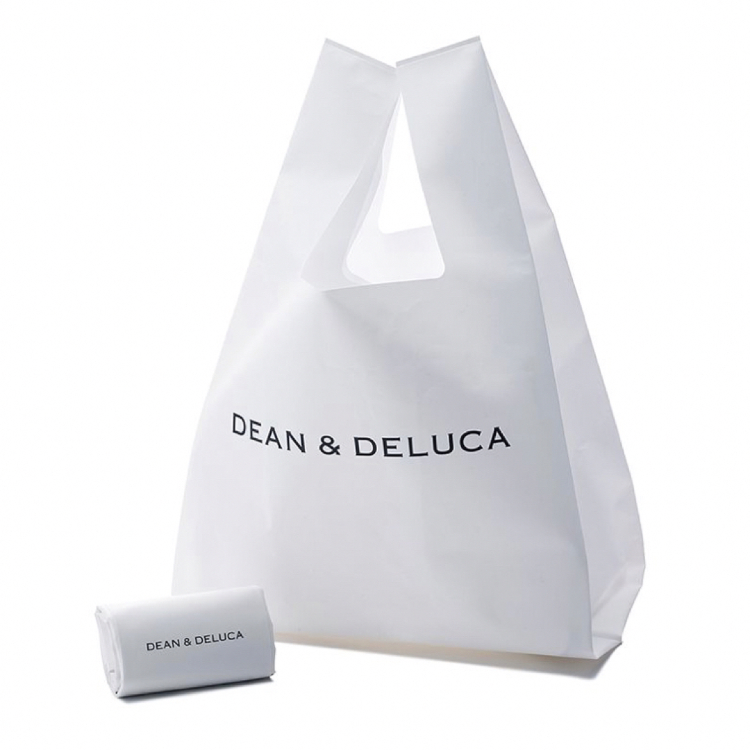 DEAN & DELUCA(ディーンアンドデルーカ)のDEAN＆DELUCA ミニマム　エコバッグ　ホワイト　《新品未開封》コンパクト レディースのバッグ(エコバッグ)の商品写真