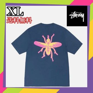 ステューシー(STUSSY)のStussy HOUSEFLY TEE 青 XL(Tシャツ/カットソー(半袖/袖なし))