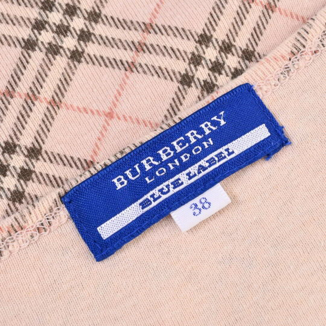 BURBERRY BLUE LABEL(バーバリーブルーレーベル)のBURBERRY BLUE LABEL ノバチェック柄 Tシャツ レディースのトップス(Tシャツ(半袖/袖なし))の商品写真